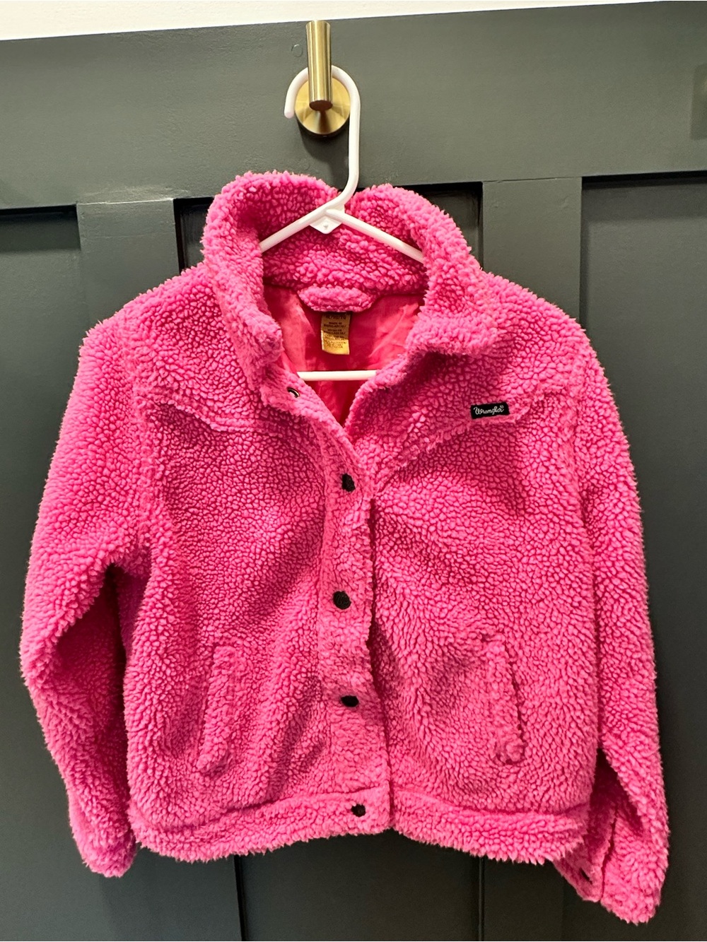 Wrangler Pink Sherpa Fleece Jacket